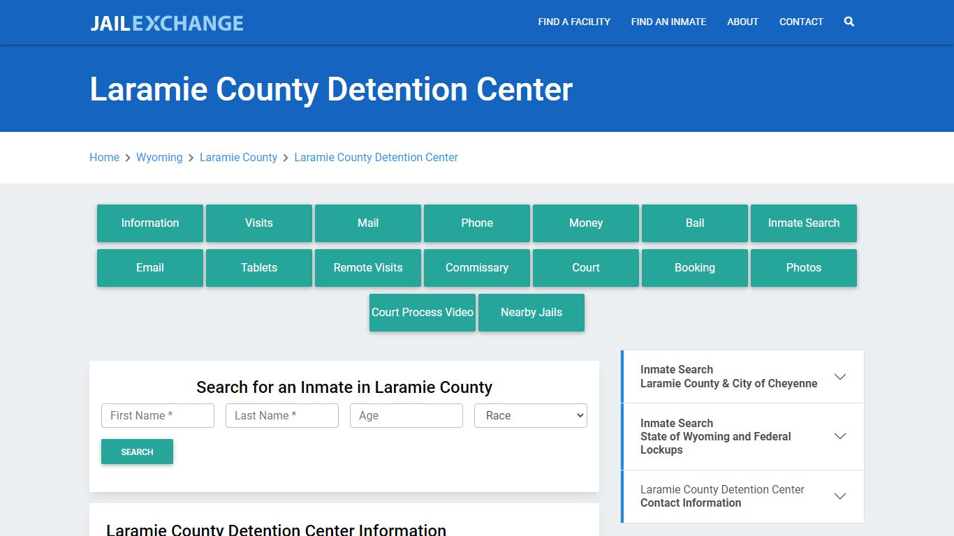 Laramie County Detention Center - Jail Exchange