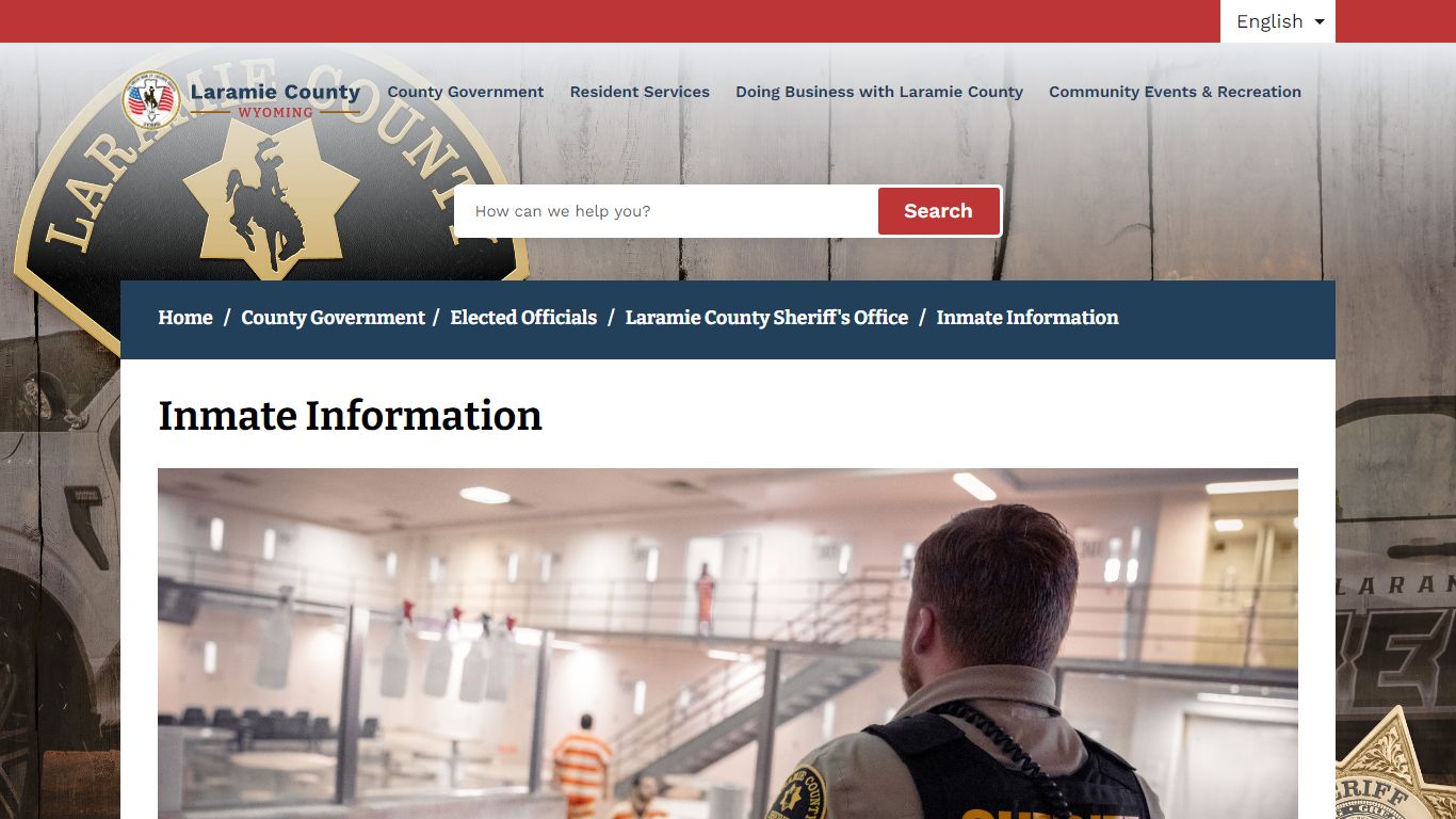 Inmate Information - Laramie County, Wyoming